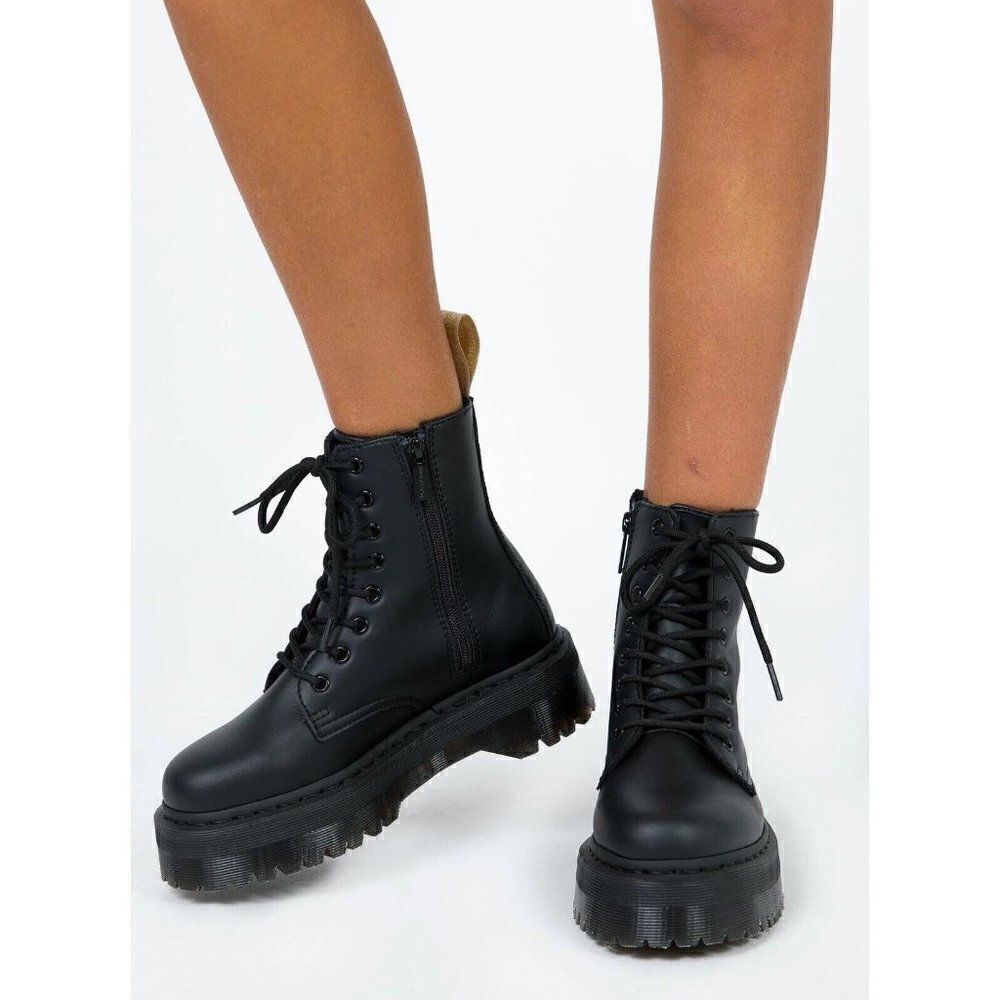NEW DOC MARTENS DR. MARTENS AIR WAIR VEGAN V JADON II PLATFORM BOOTS 8 M 9 L - Picture 1 of 3
